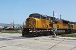 UP 8238 leads MPRSS across Clement Avenue